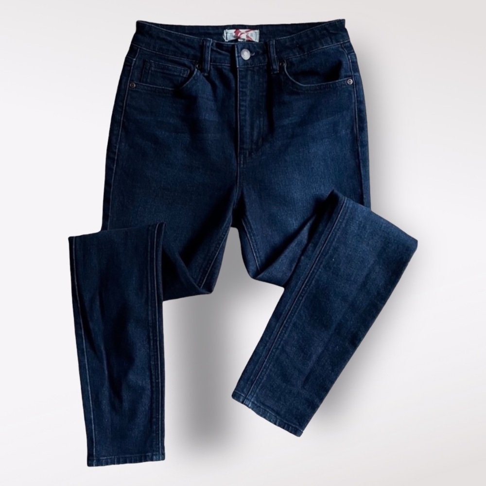 Harper Heritage High Rise Skinny Blue Jeans Size 27 Stretch 5-Pocket Dark Wash